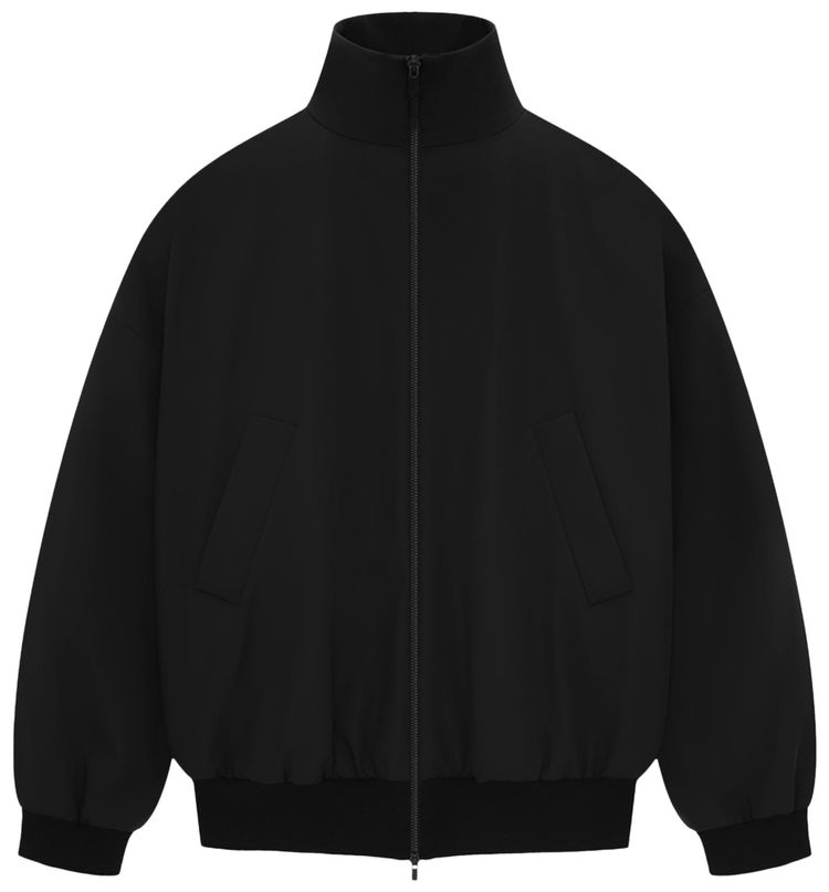 Fear of God High Neck Track Jacket Black