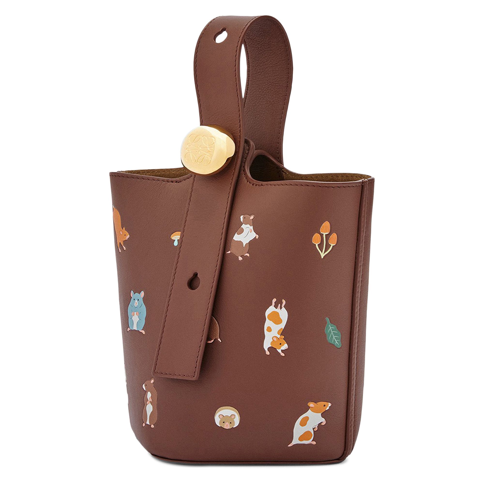 Buy Loewe x Suna Fujita Hamster Mini Pebble Tote Bag 'Havana
