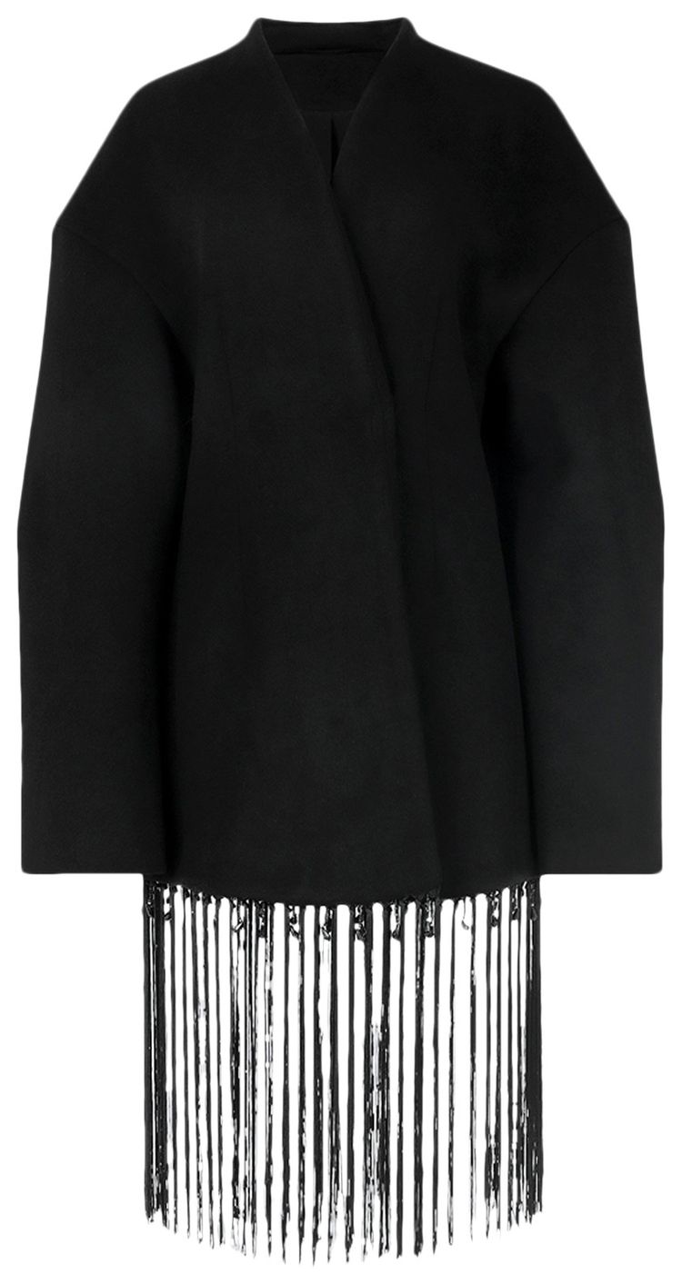 Entire Studios Fringed Mini Cloak Opal