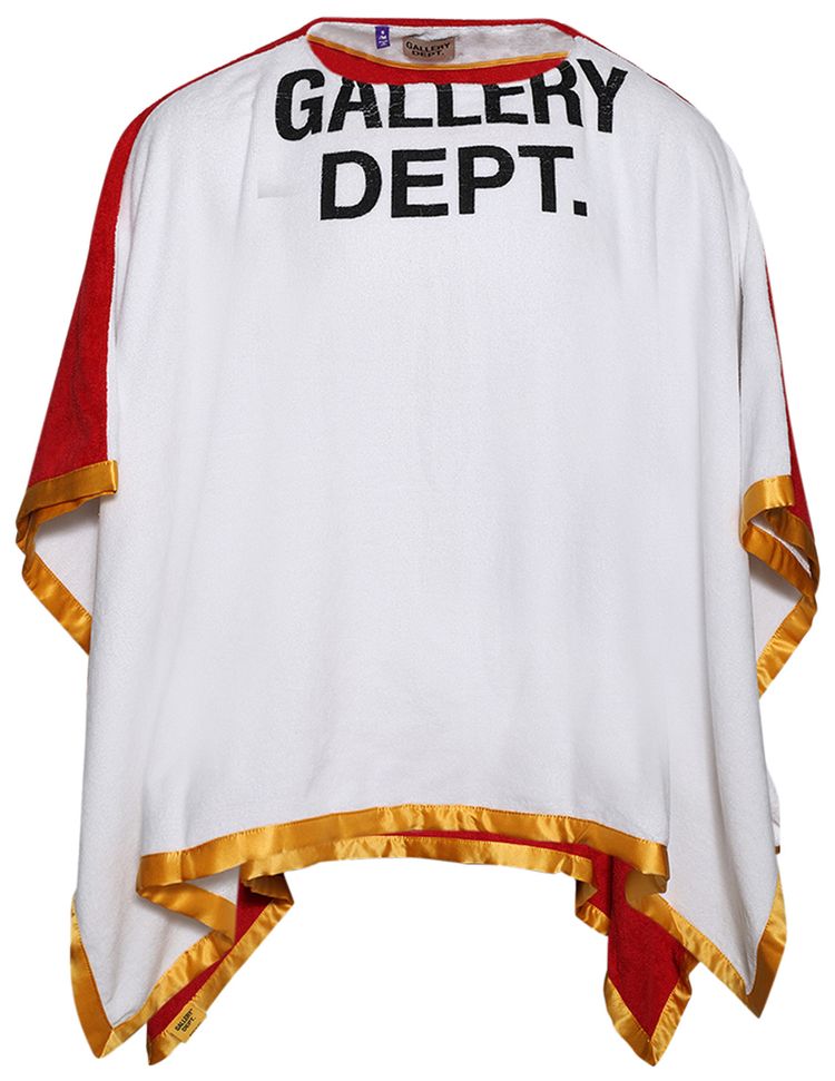Gallery Dept Boxing Towel Poncho RedWhite