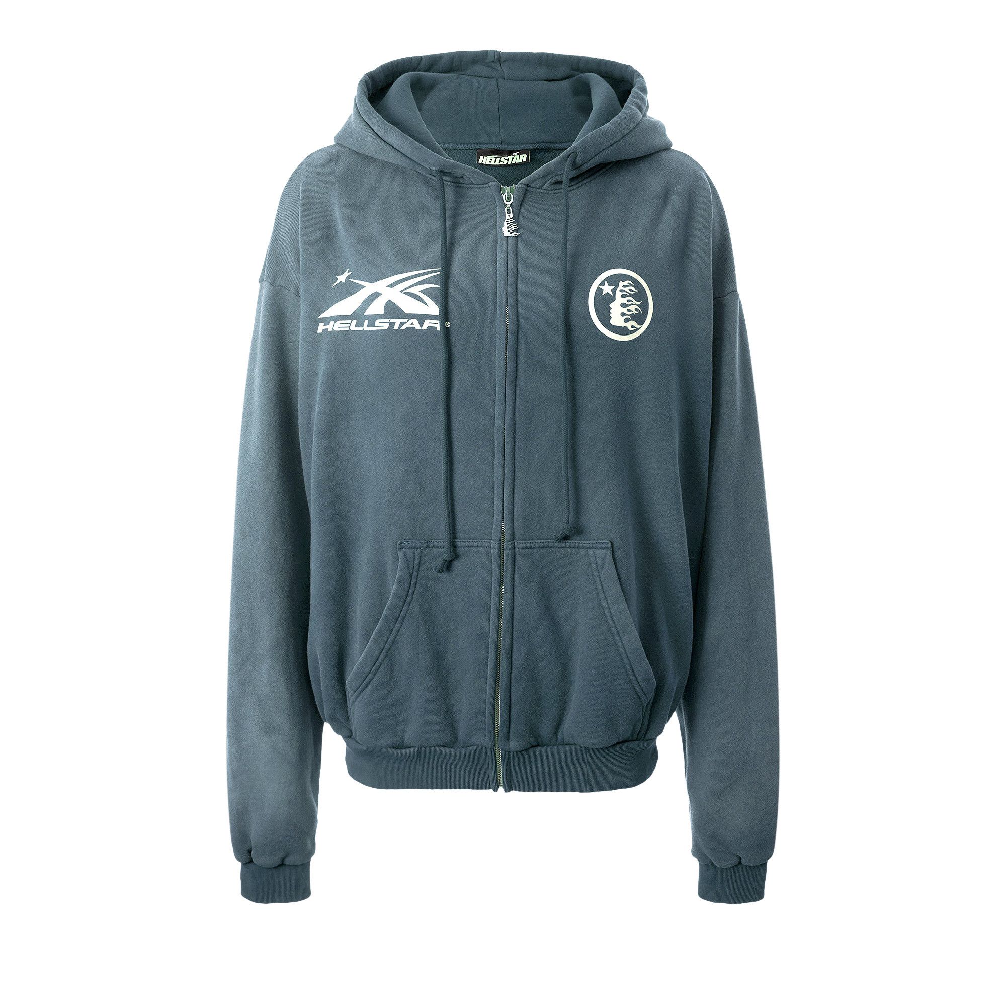 Buy Hellstar Hs Logo Zip-Up 'Emerald' - HSCC01HO01 GRN | GOAT CA
