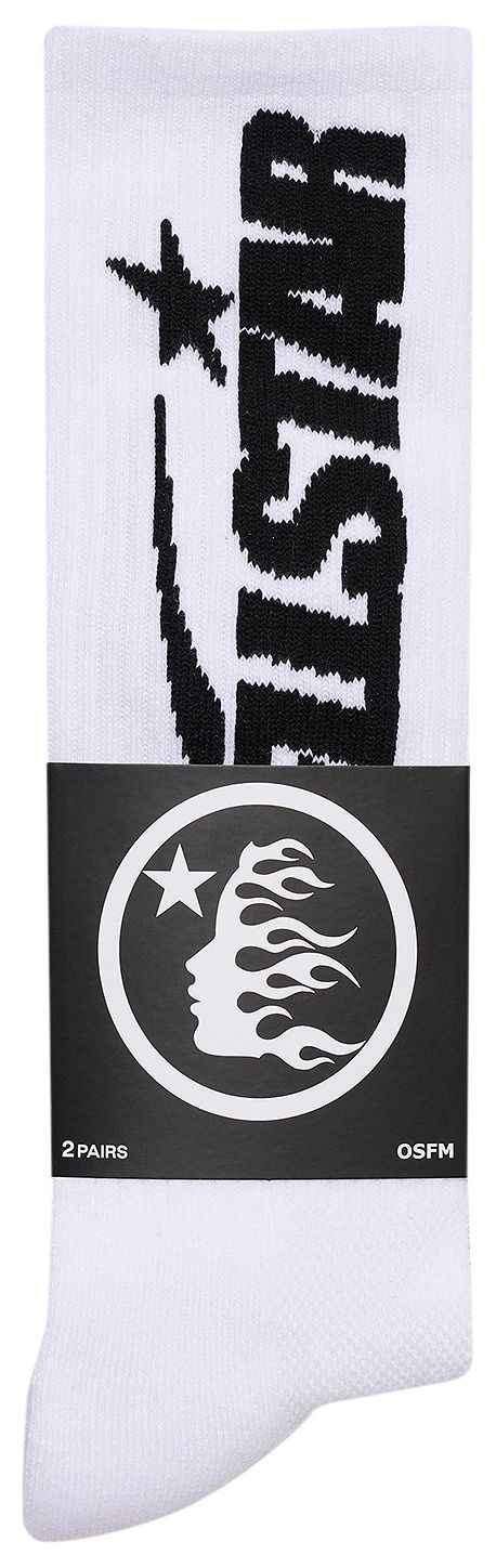 Hellstar Classic Socks 2 Pack BlackWhite