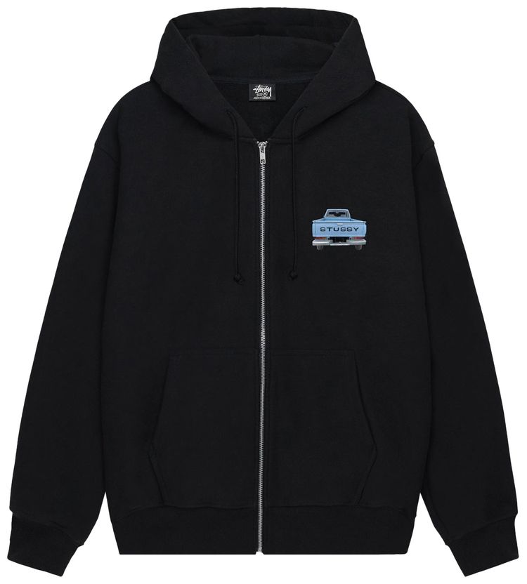 Stussy Pickup Zip Hoodie Black