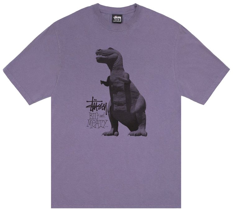 Stussy Big  Meaty Tee Pigment Dyed Grape