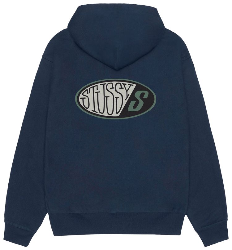 Stussy Pitstop Hoodie Navy