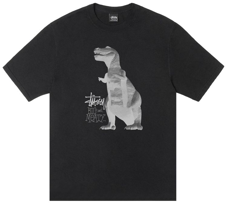 Stussy Big  Meaty Tee Pigment Dyed Black