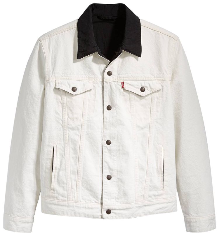 Air Jordan x Levis Reversible Denim Trucker Jacket White