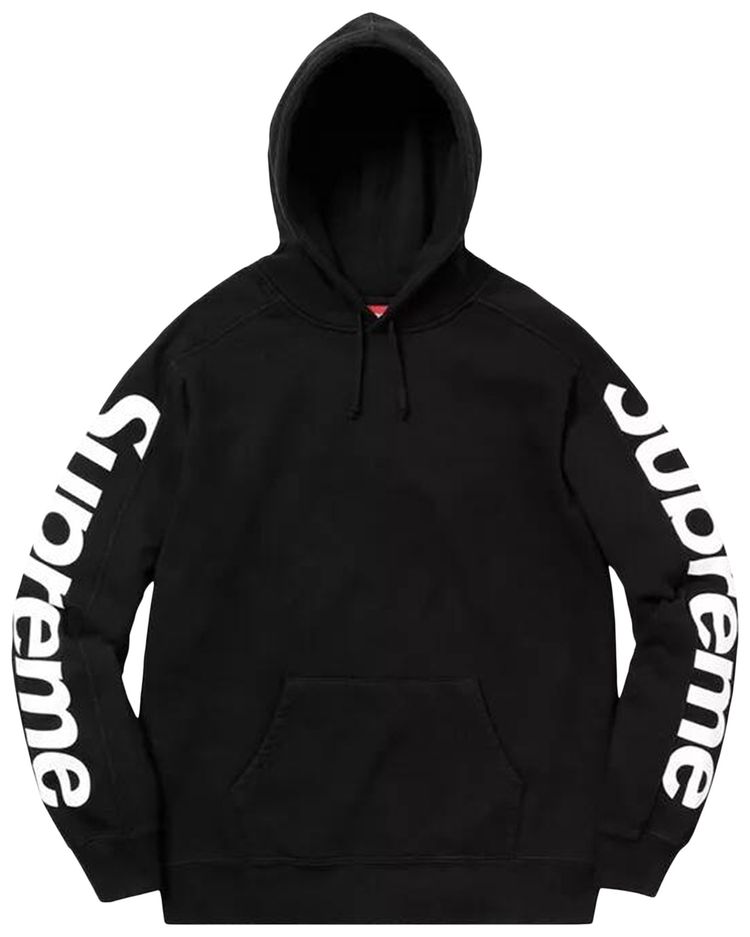 Supreme Sideline Hooded Sweatshirt Black