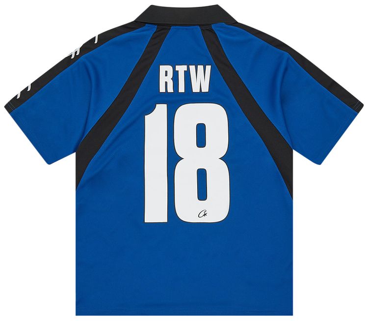 Corteiz Alcatraz Football Jersey Blue