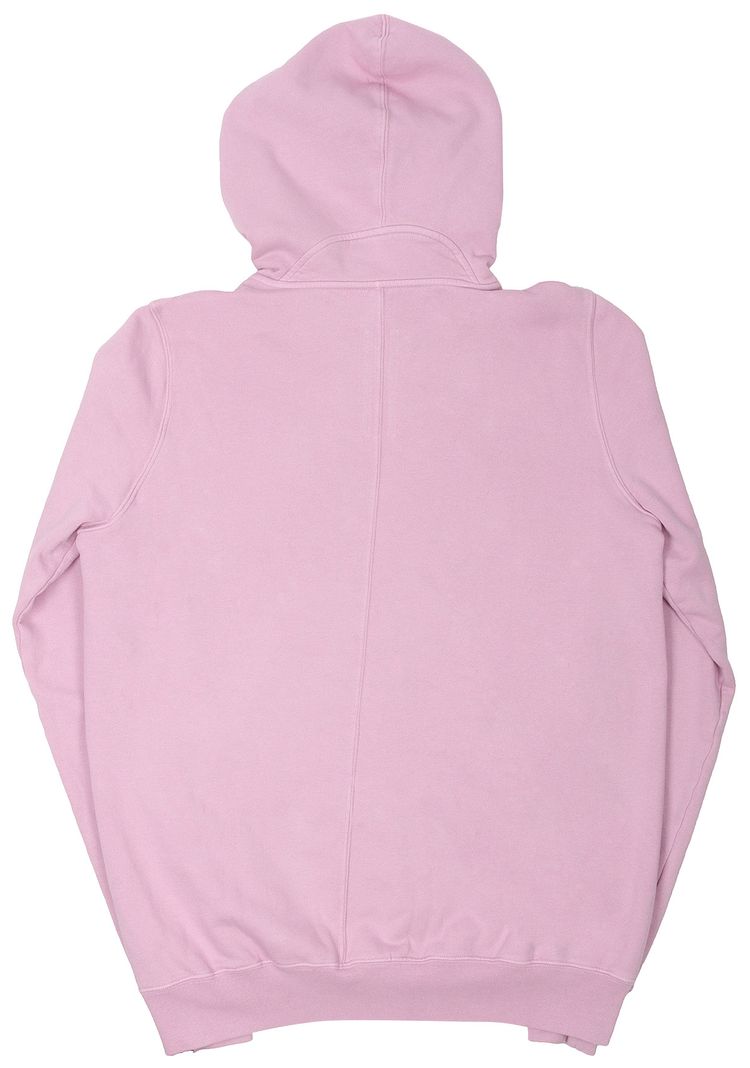 Rick Owens DRKSHDW Gimp Zip Up Hoodie Dirty Pink