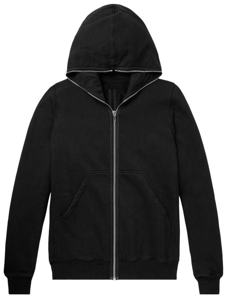 Rick Owens DRKSHDW Gimp Zip Up Hoodie Black