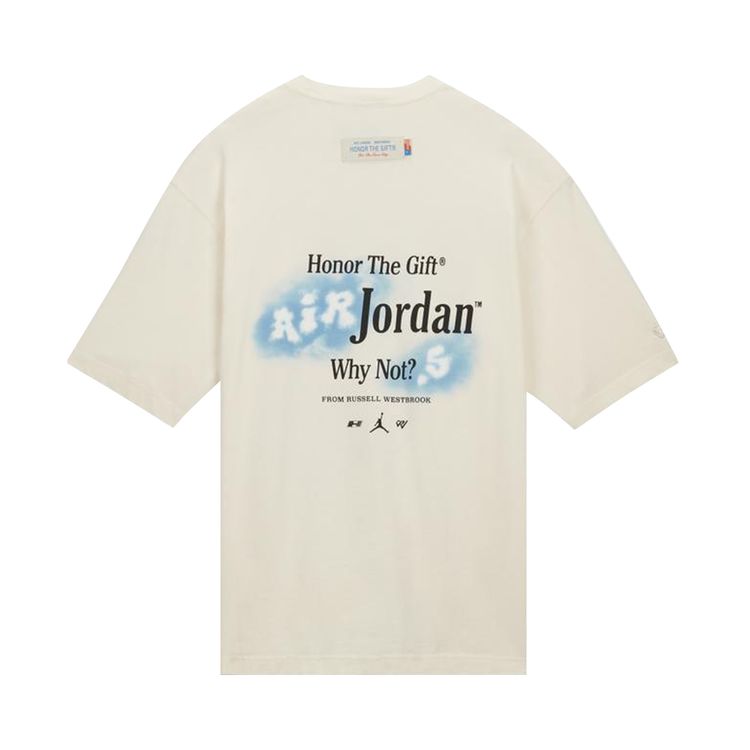 Air Jordan x Honor The Gift Russell Westbrook Crossover Cartoon T Shirt White