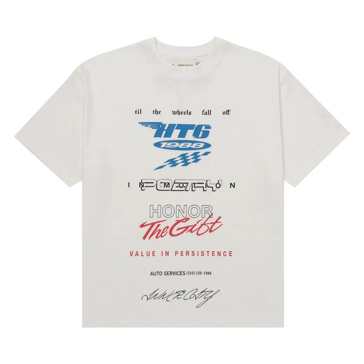 Honor The Gift Persistence Race Tee White