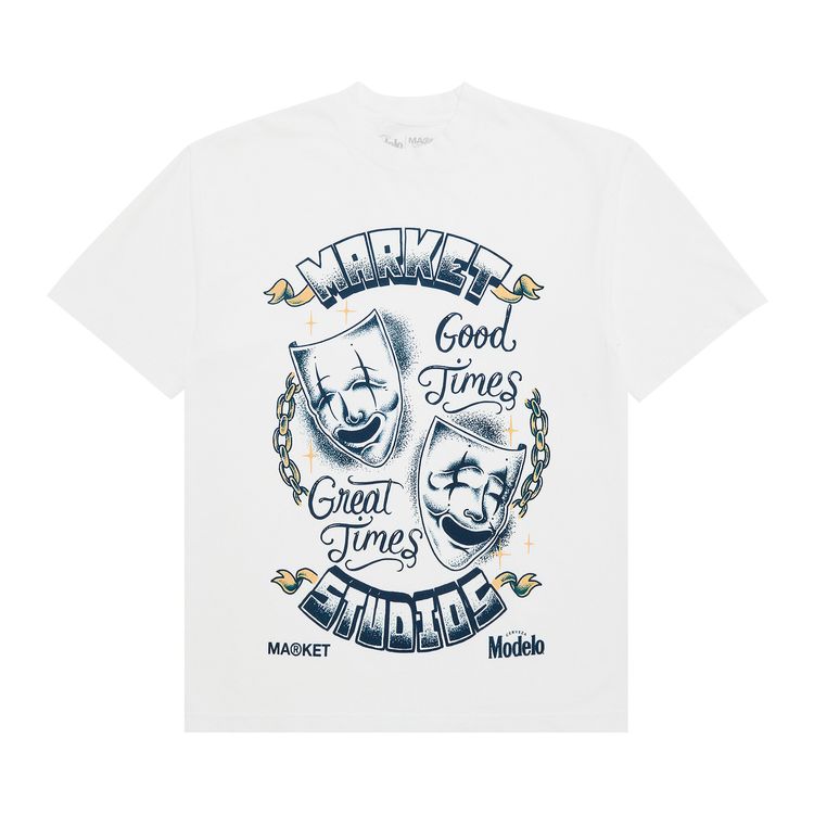 Market x Modelo Good Times T Shirt White