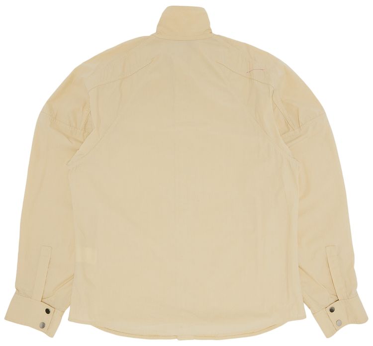Pre Owned Bottega Veneta Stand Collar Jacket Beige From the Closet of Pusha T