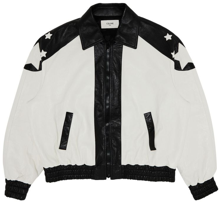 Pre Owned CELINE x VIOLETTE BANKS Two Toned Teddy Jacket BlackWhite From the Closet of Pusha T