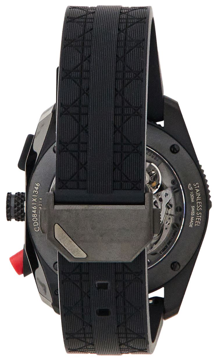 Pre Owned Dior Chiffre Rouge Ultramatte Chronograph Black From the Closet of Pusha T
