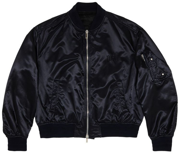 Pre Owned Dior Homme x Alex Foxton Bomber Jacket Black From the Closet of Pusha T