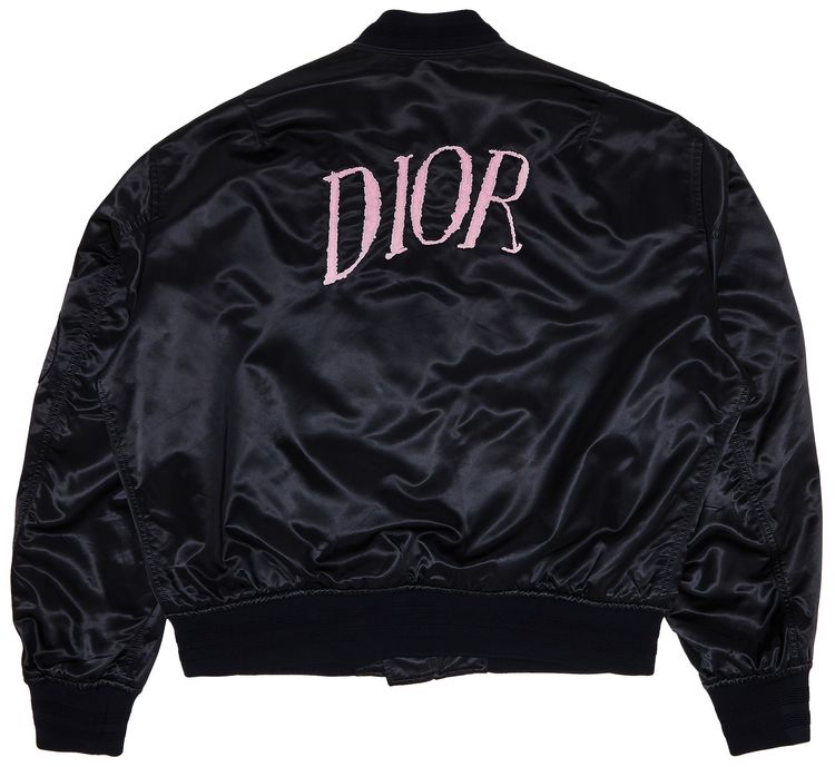 Pre Owned Dior Homme x Alex Foxton Bomber Jacket Black From the Closet of Pusha T