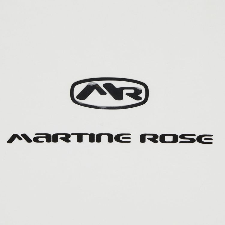 Pre Owned Martine Rose Paneled Oversized T Shirt WhiteBlackTerracotta From the Closet of Pusha T