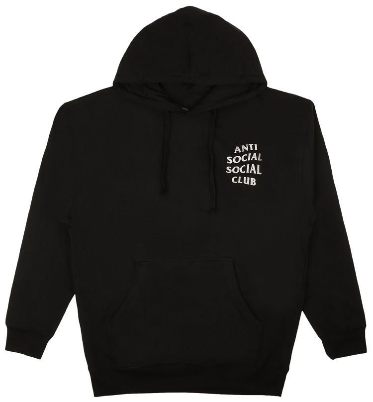 Anti Social Social Club Glitter Blinded Hoodie Black
