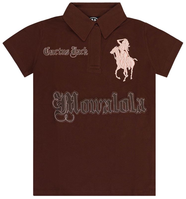 Cactus Jack by Travis Scott x Mowalola Houston Polo Brown