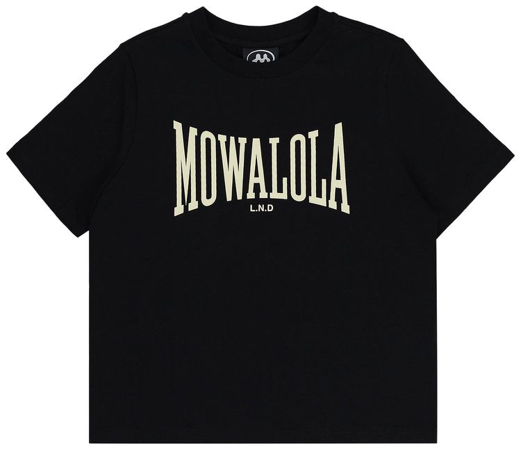 Mowalola Sweat Tee Black