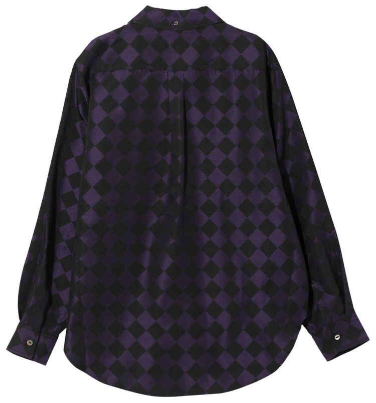 Needles One Up Shirt BlueBrown