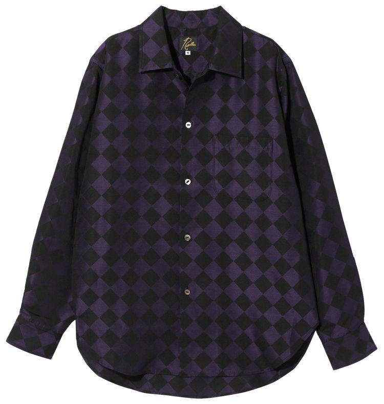 Needles One Up Shirt BlueBrown