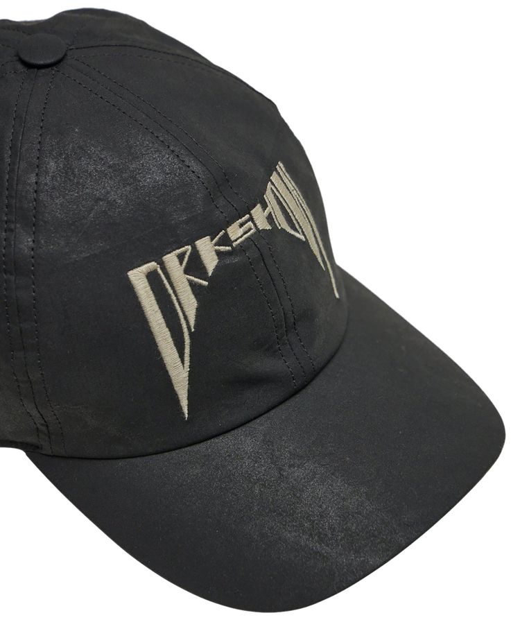 Rick Owens DRKSHDW Baseball Cap BlackPearl