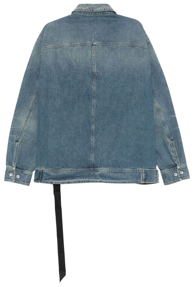Rick Owens DRKSHDW Jumbo Denim Jacket Washed Indigo