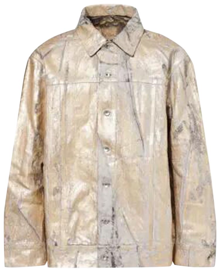Rick Owens DRKSHDW Jumbo Worker Denim Jacket Gold