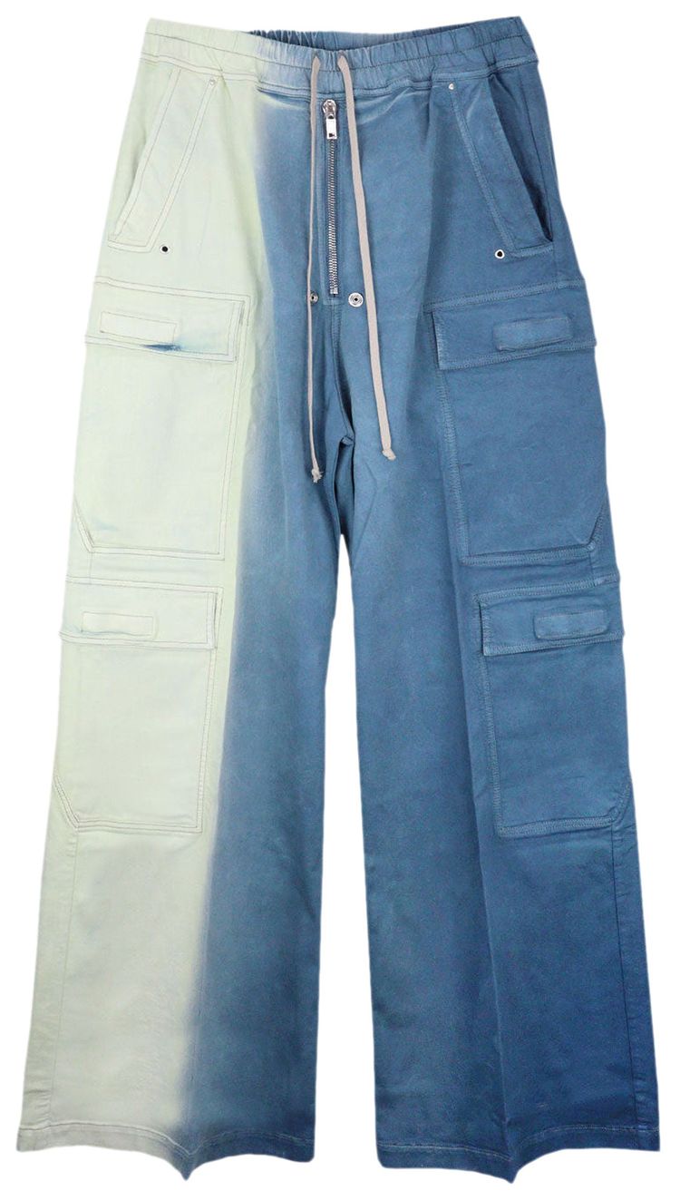 Rick Owens DRKSHDW Double Cargo Jumbo Belas Pants Toothpaste Degrade