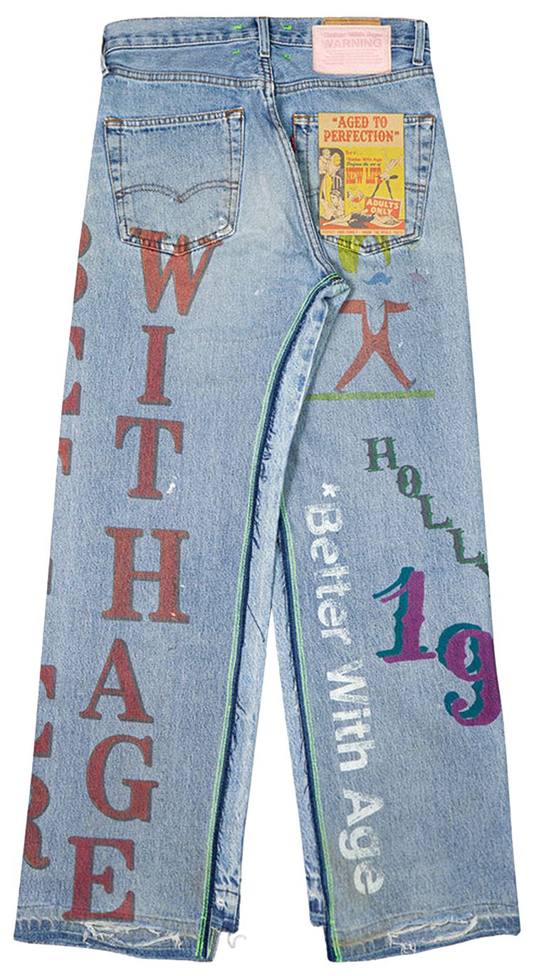 Better With Age Harrison Double Wide Denim Pants Indigo