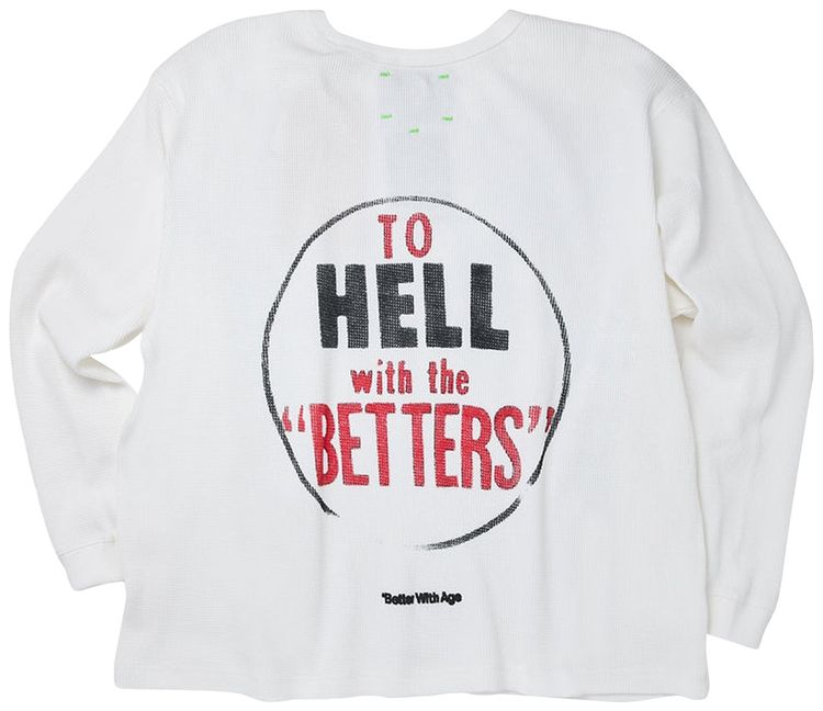 Better With Age Chamomile Waffle Long Sleeve Cream
