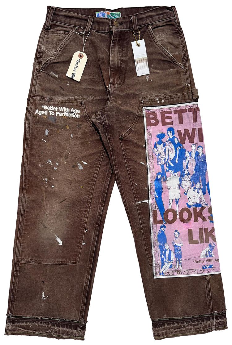 Better With Age Looks Like You Double Knee Trouser Multicolor