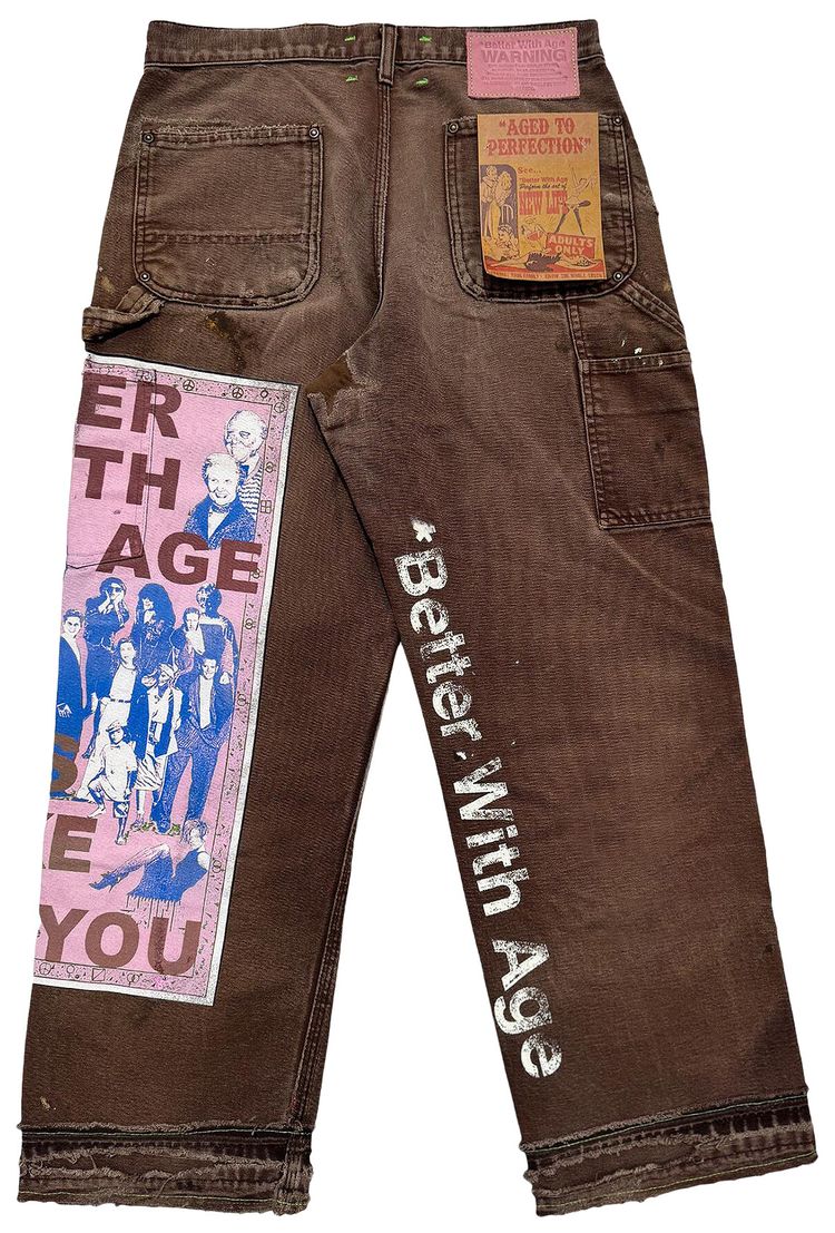 Better With Age Looks Like You Double Knee Trouser Multicolor