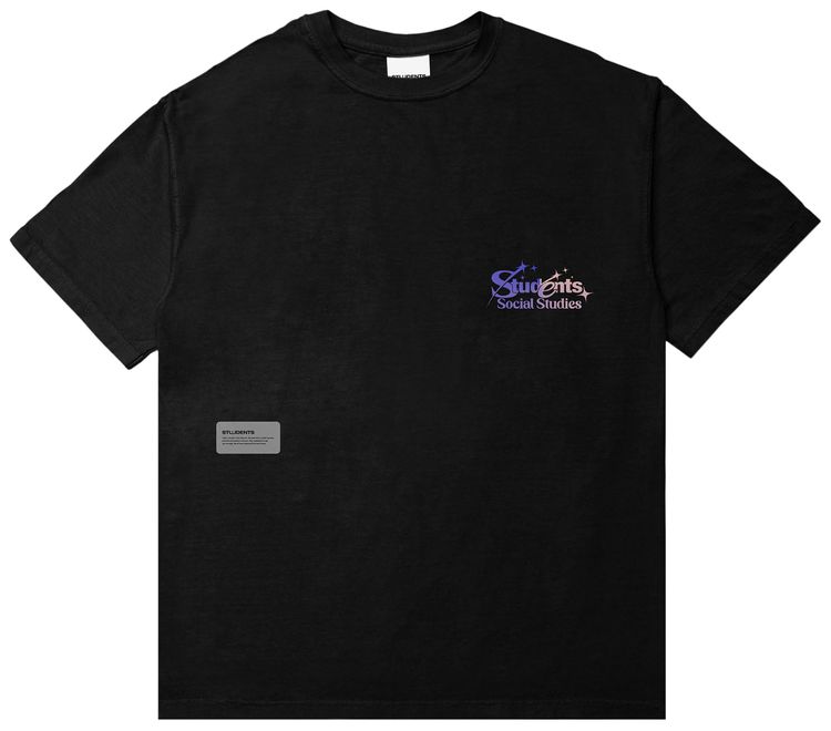 Students Rising Stars T Shirt Black