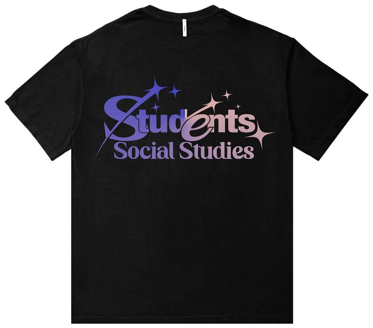 Students Rising Stars T Shirt Black
