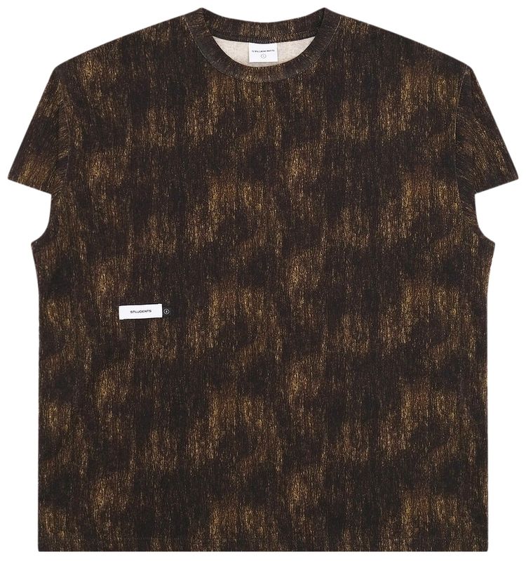 Students Laurence Long Sleeve Layered T Shirt Camo