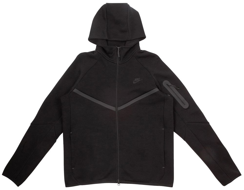 Nike Tech Full Zip Windrunner Hoodie 'Black/Black'