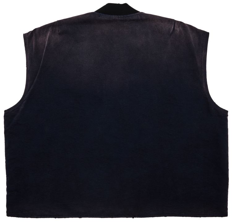 Willy Chavarria Stockton Vest Peacoat
