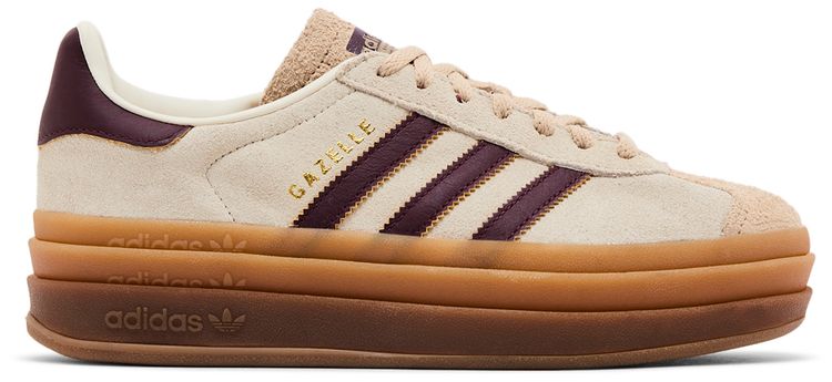 Adidas Wmns Gazelle Cream White Maroon