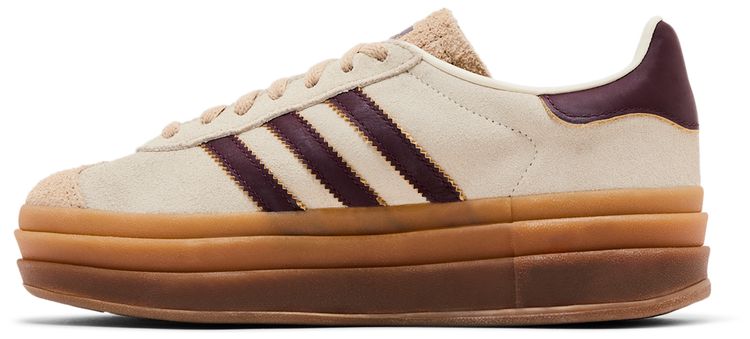 Adidas Wmns Gazelle Cream White Maroon