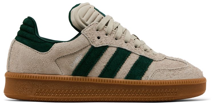 Adidas Samba XLG Putty Grey Collegiate Green