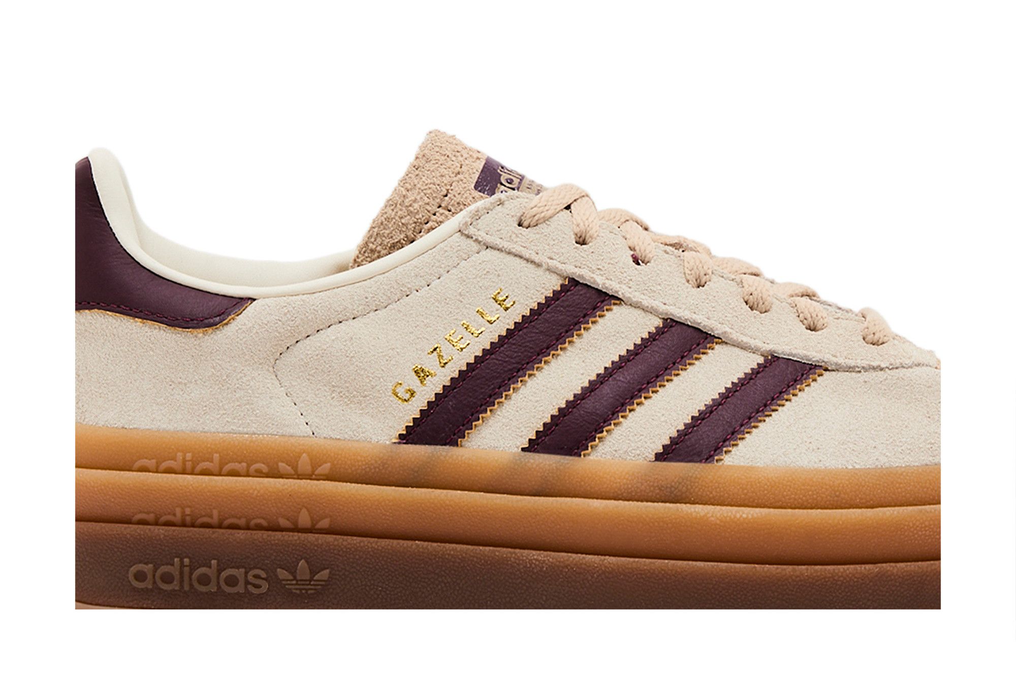 Buy Wmns Gazelle 'Cream White Maroon' - JQ5127 | GOAT