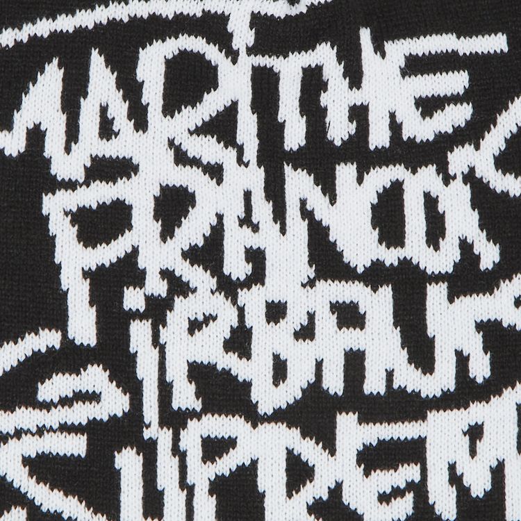 Supreme x Martithe  Francois Girbaud Beanie Black