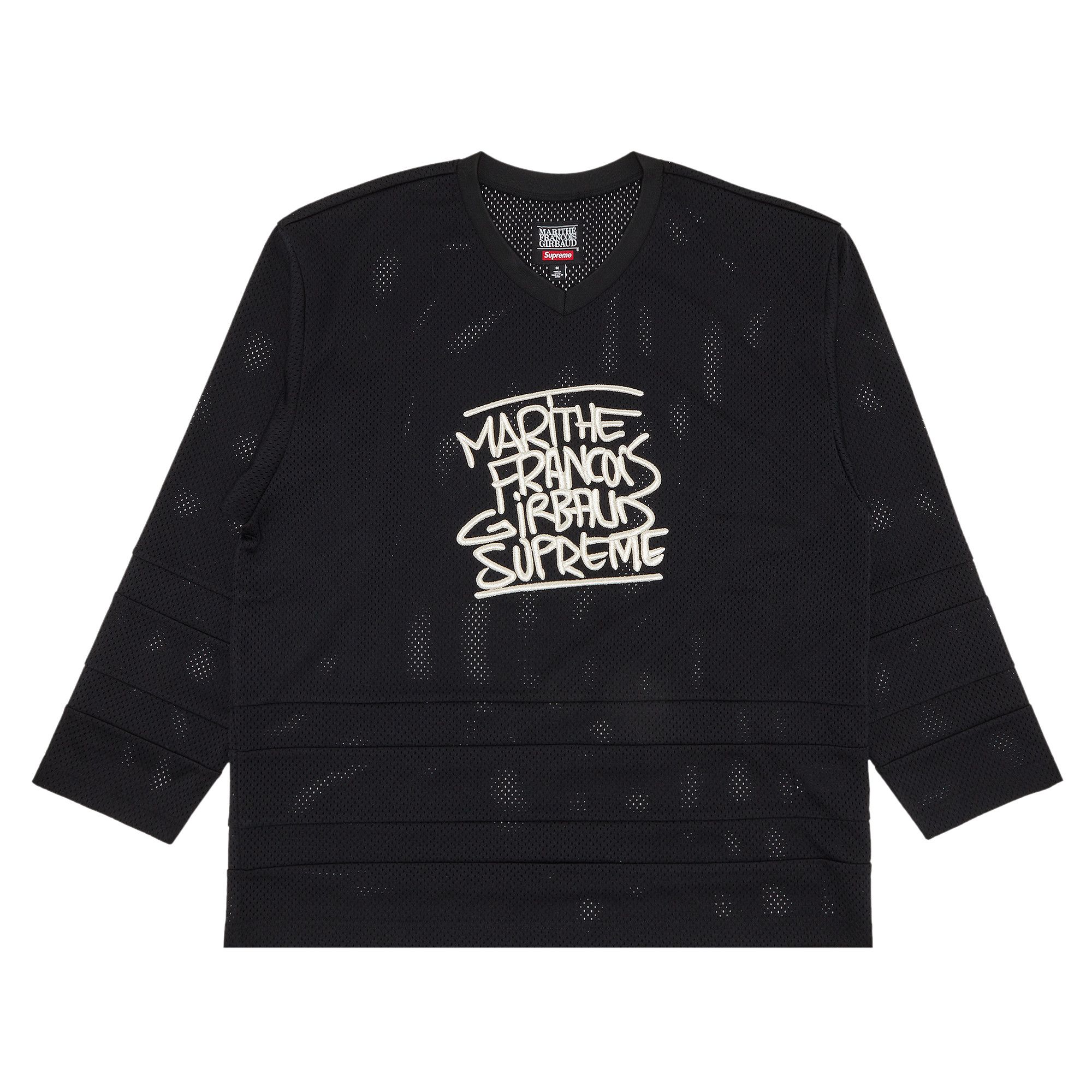 Supreme Hooded Hockey Jersey Black Men's - FW17 - US
