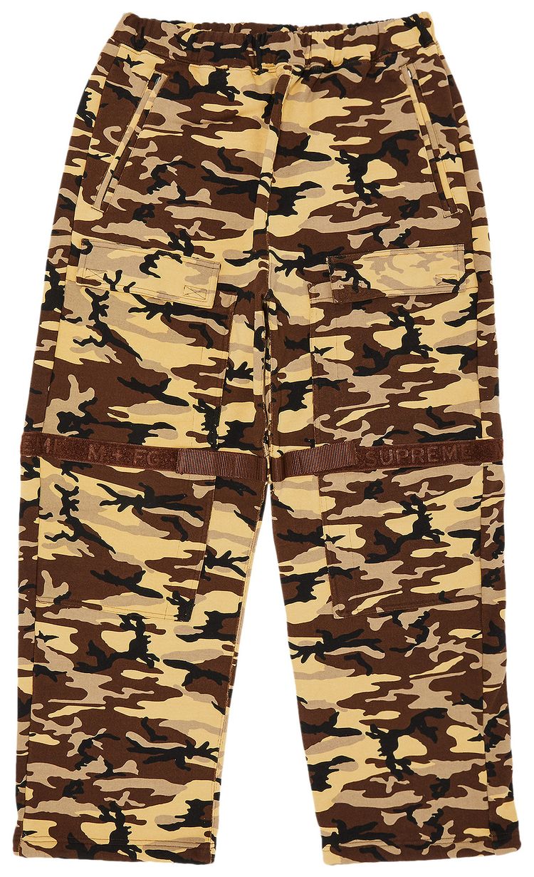 Supreme x Martithe  Francois Girbaud Shuttle Tape Cargo Sweatpant Camo