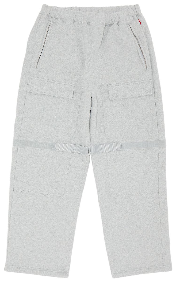 Supreme x Martithe  Francois Girbaud Shuttle Tape Cargo Sweatpant Heather Grey